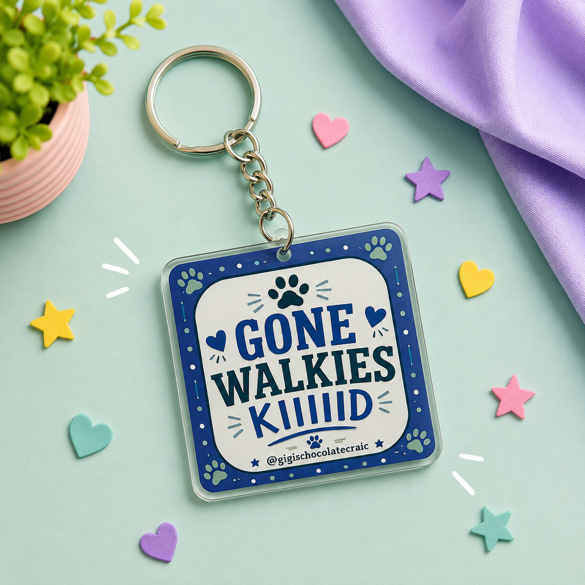 Limerick Slogan Keyrings | Funny Limerick Gift | Gigi's Treaty Treats