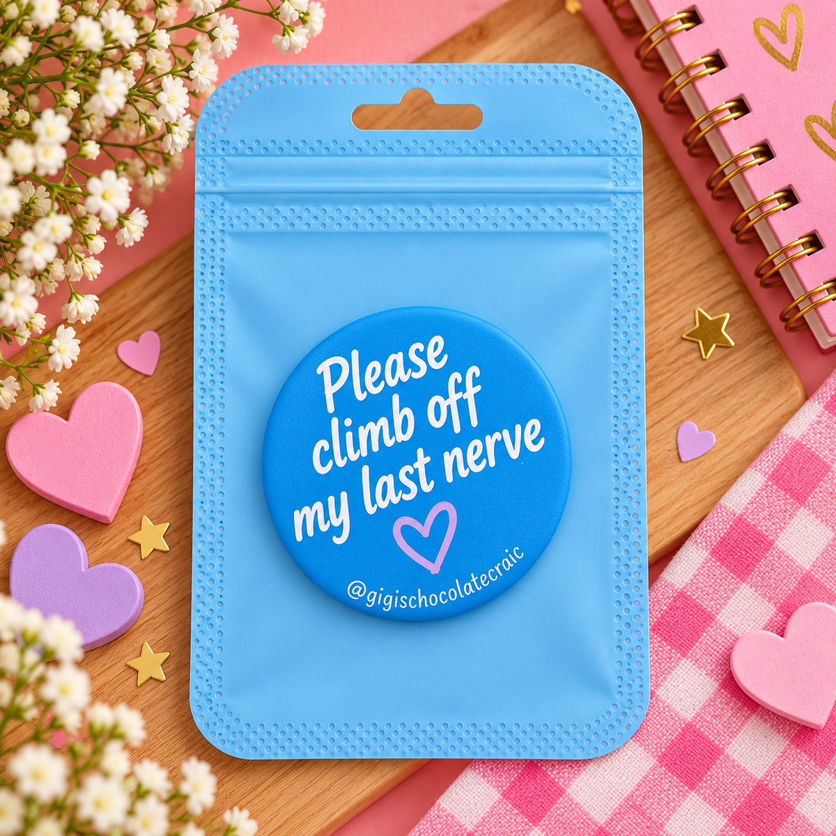 Irish Slogan Badges | Funny Limerick Pins | Gigi's Treaty Treats