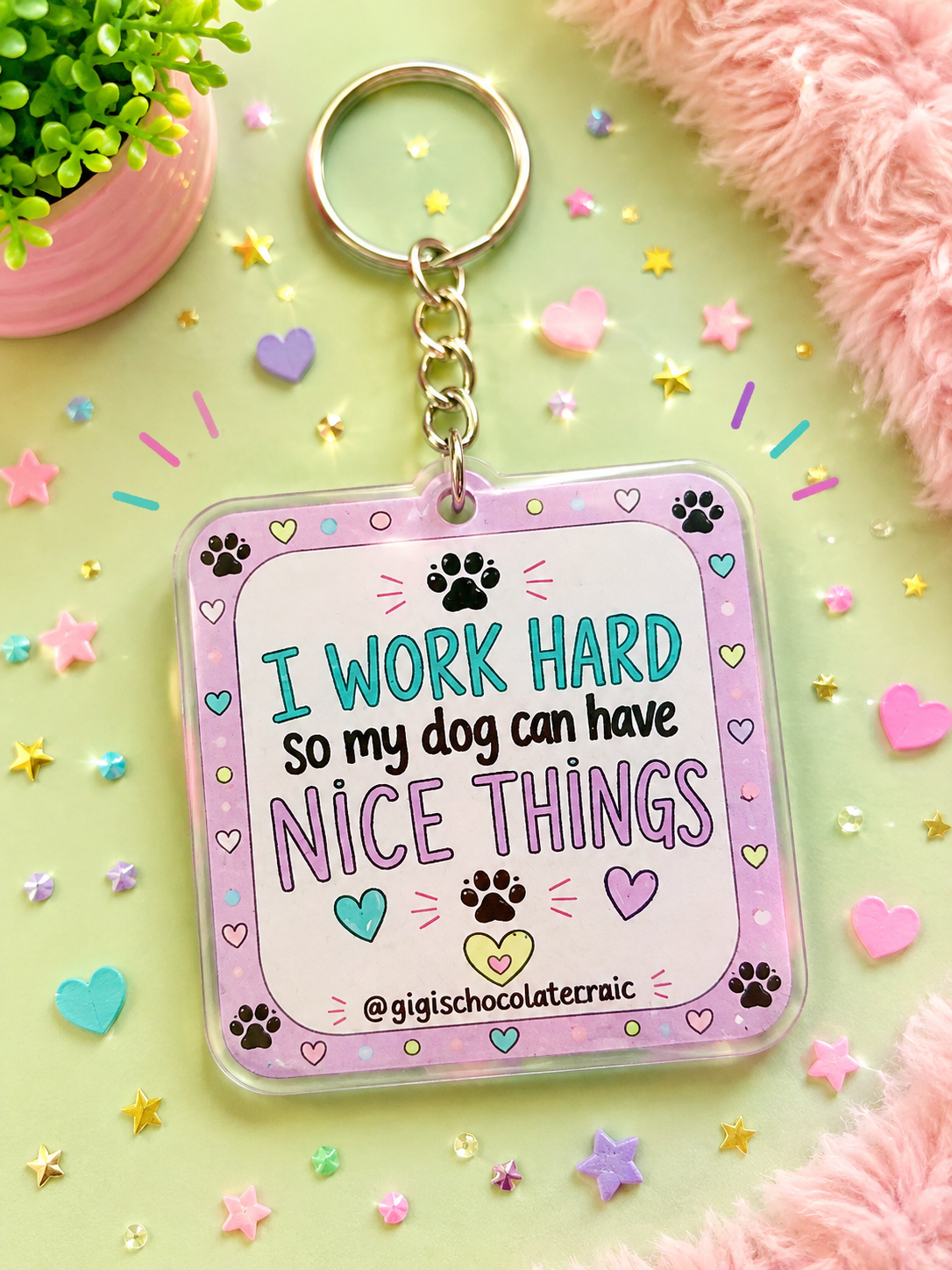 Limerick Slogan Keyrings | Funny Limerick Gift | Gigi's Treaty Treats