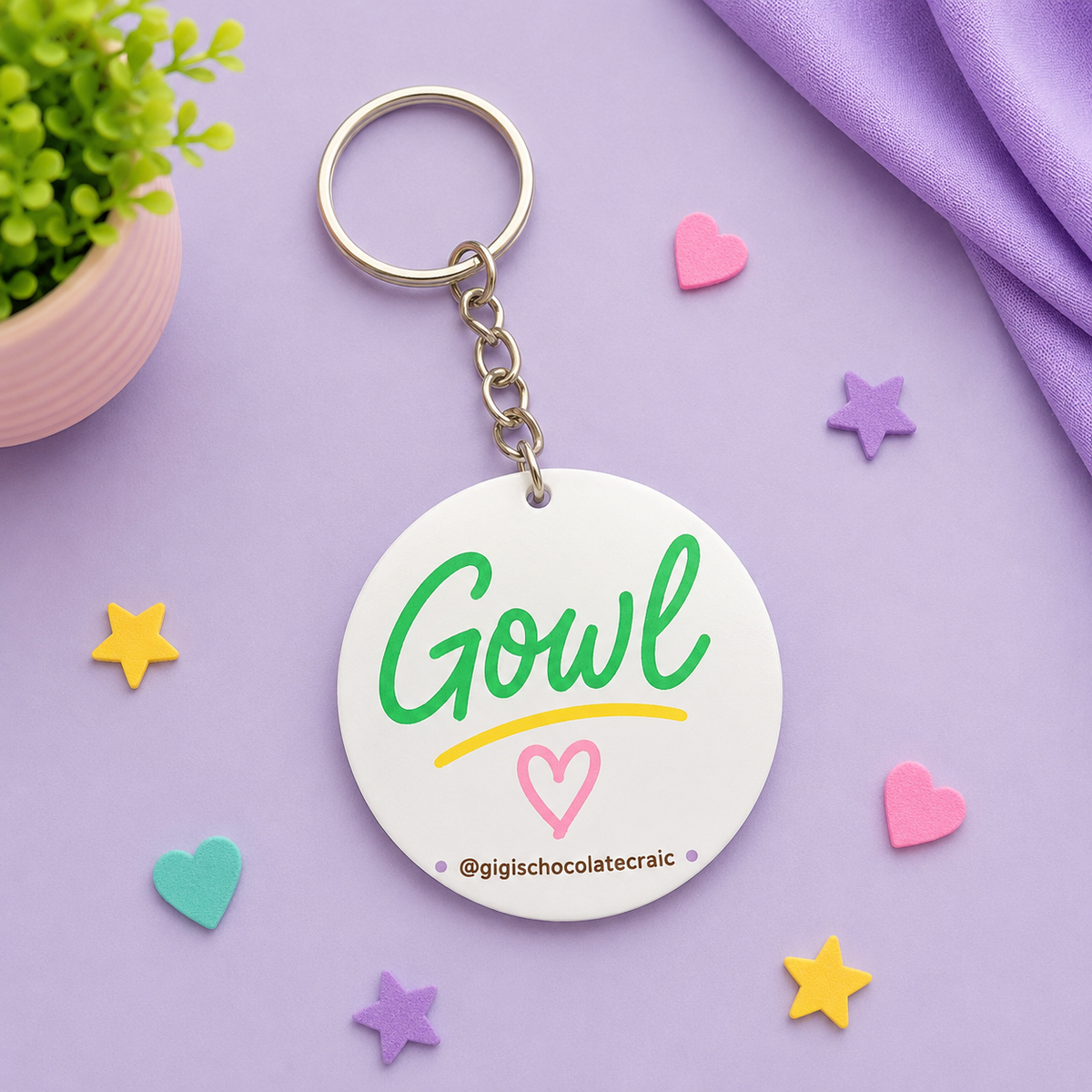 Limerick Slogan Keyrings | Funny Limerick Gift | Gigi's Treaty Treats