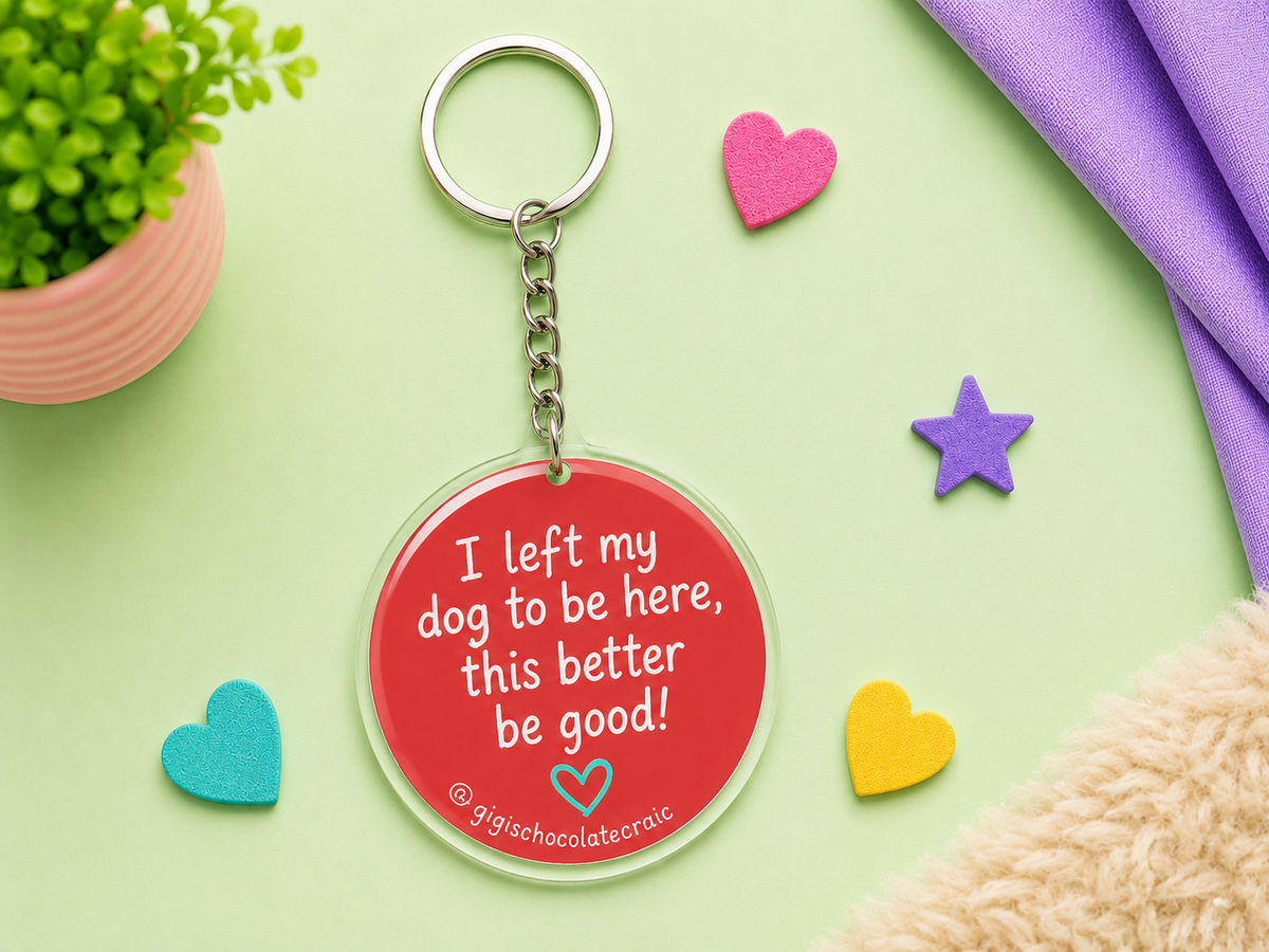 Limerick Slogan Keyrings | Funny Limerick Gift | Gigi's Treaty Treats