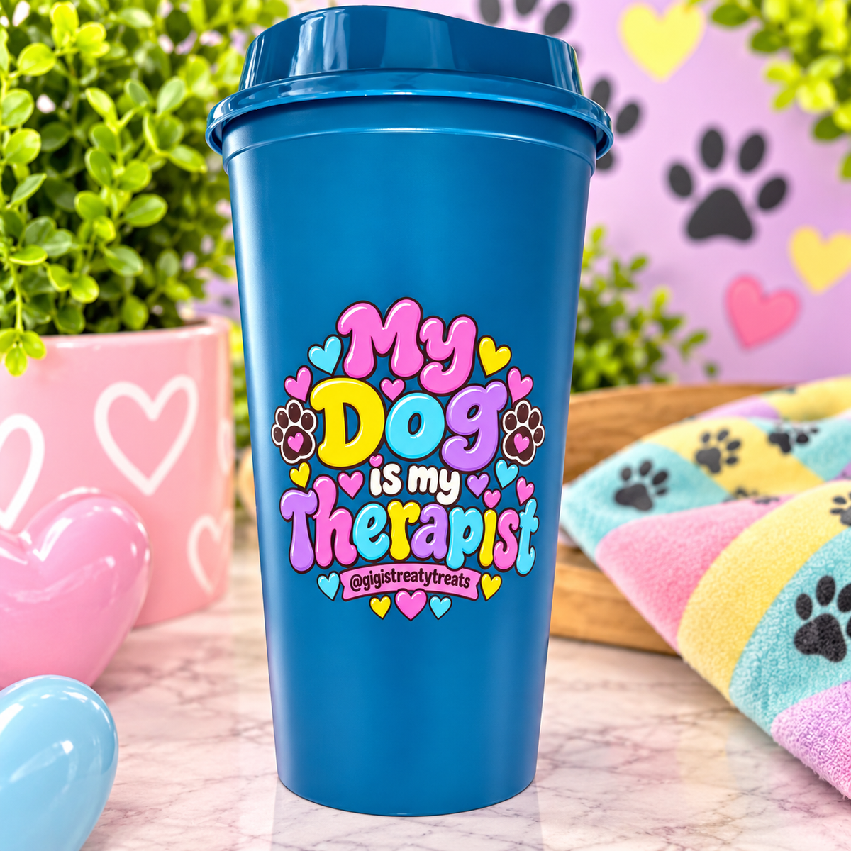 Travel mug | Gigi's Doggie Delights | My Dog is my therapist