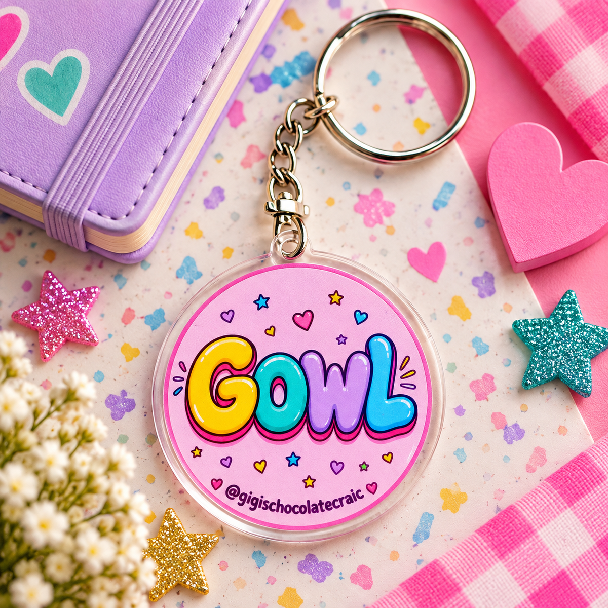 Limerick Slogan Keyrings | Funny Limerick Gift | Gigi's Treaty Treats