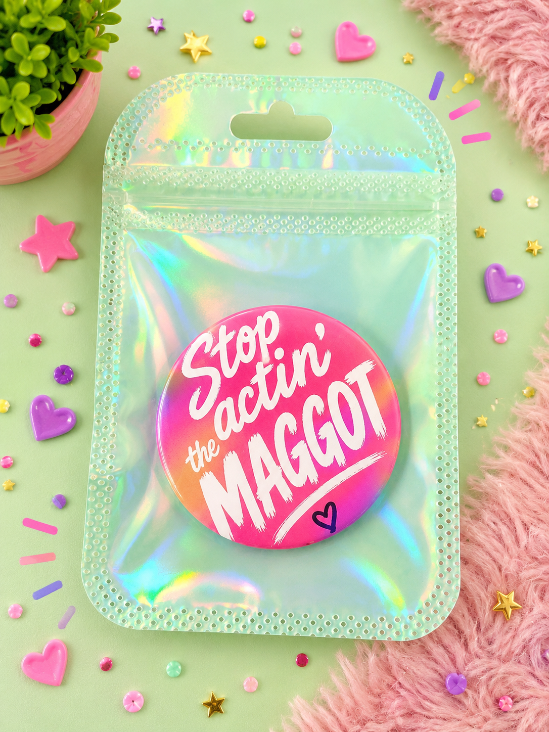 Irish Slogan Badges | Funny Limerick Pins | Gigi's Treaty Treats